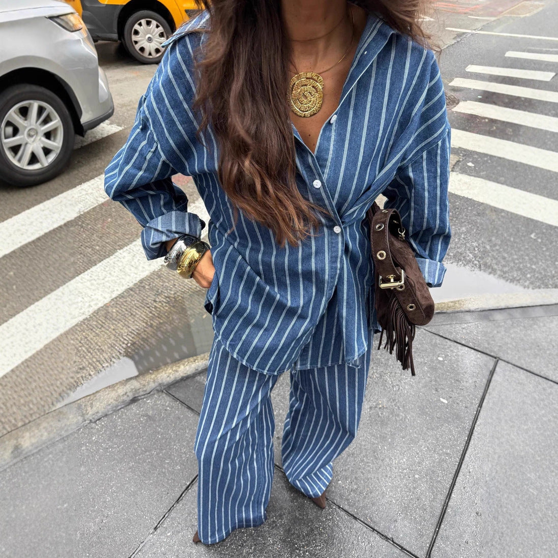 Ensemble Rayé Coton