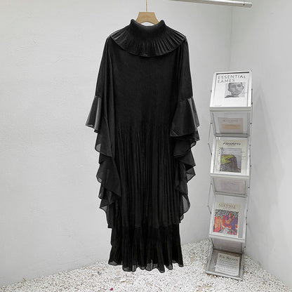 Robe Dentelle Plissée
