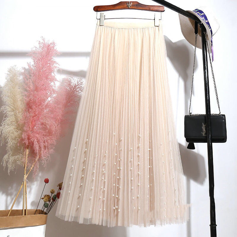 Jupe Tulle Perlée