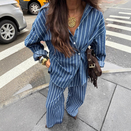 Ensemble Rayé Coton