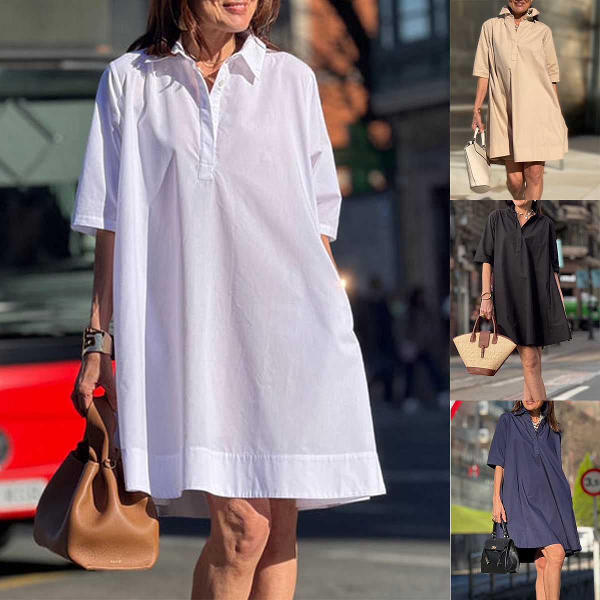 Robe Lin Évasée