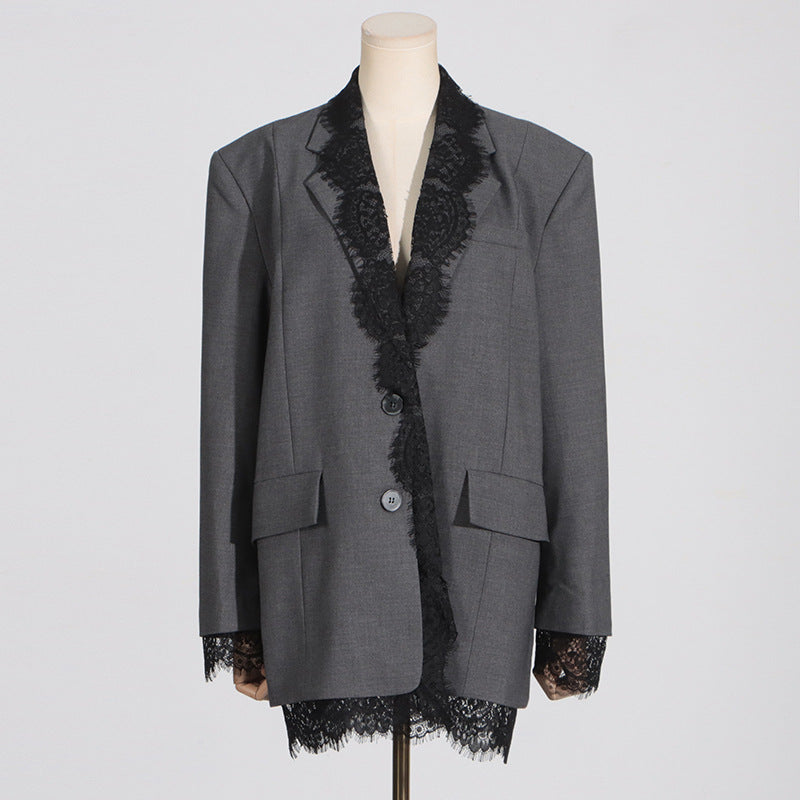 Blazer Dentelle Statement