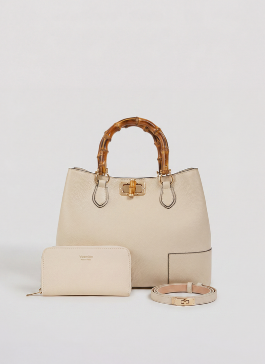 Set Cuir Beige