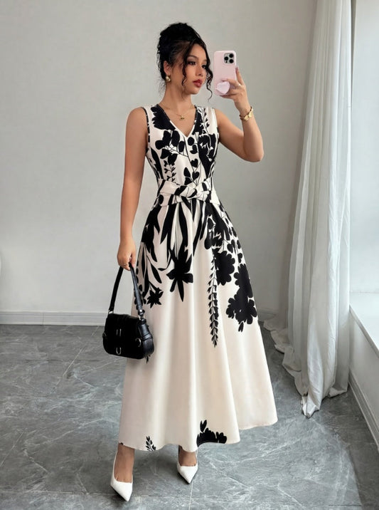 Robe Printée Élégante