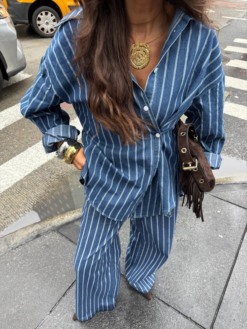 Ensemble Rayé Coton