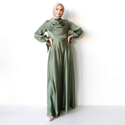Robe Col Montant