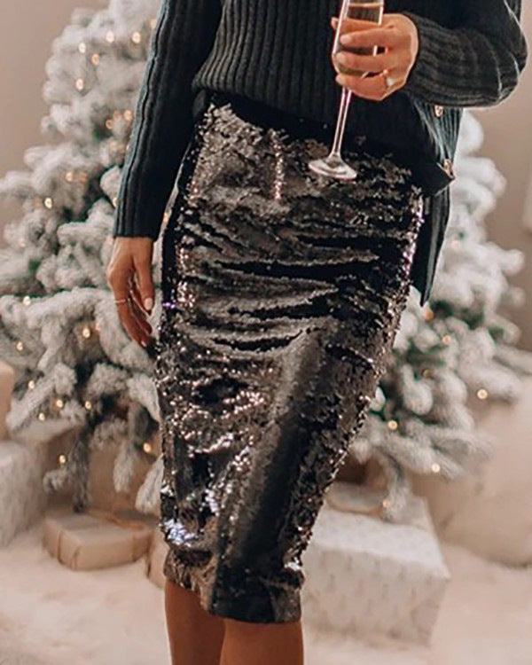 Jupe Paillettes Brillante