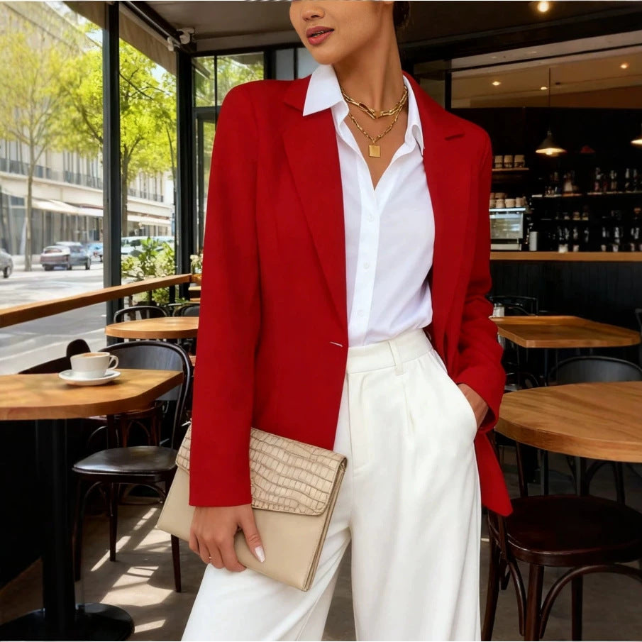 Blazer Ceinturé Long