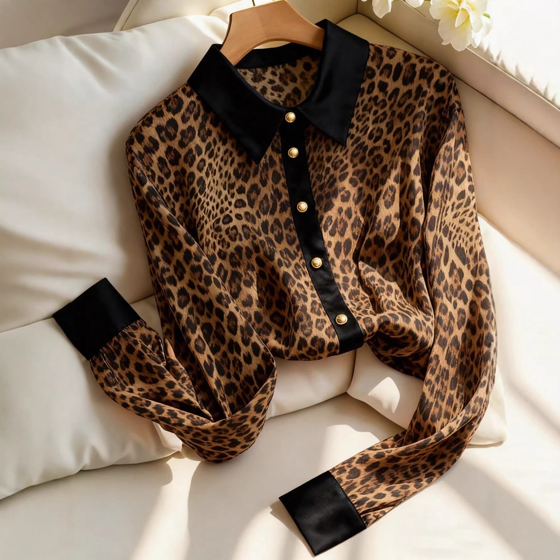 Chemise Léopard Bicolore