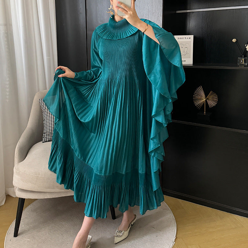 Robe Dentelle Plissée